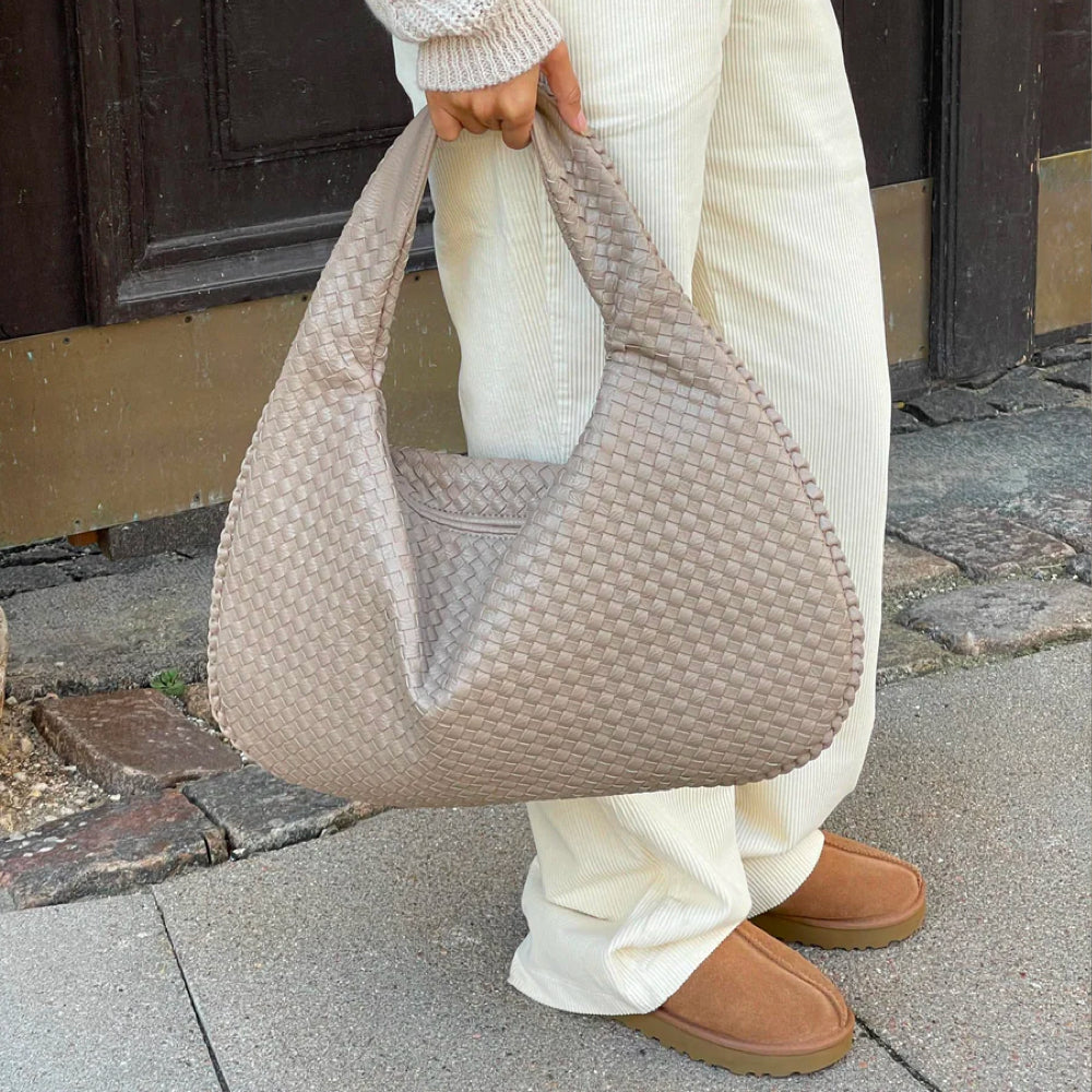 WeaveLux - Elegante Grote Dames Schoudertas