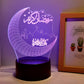 MoonPalace - 3D Kleuren Nachtlamp Touch