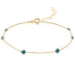 Zahira Multi-Color Eye-Catching Anklet