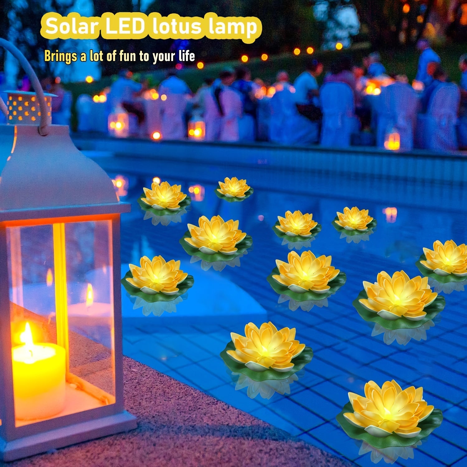 SolarLily – Stijlvolle Lotus Zonne-LED Lantaarns