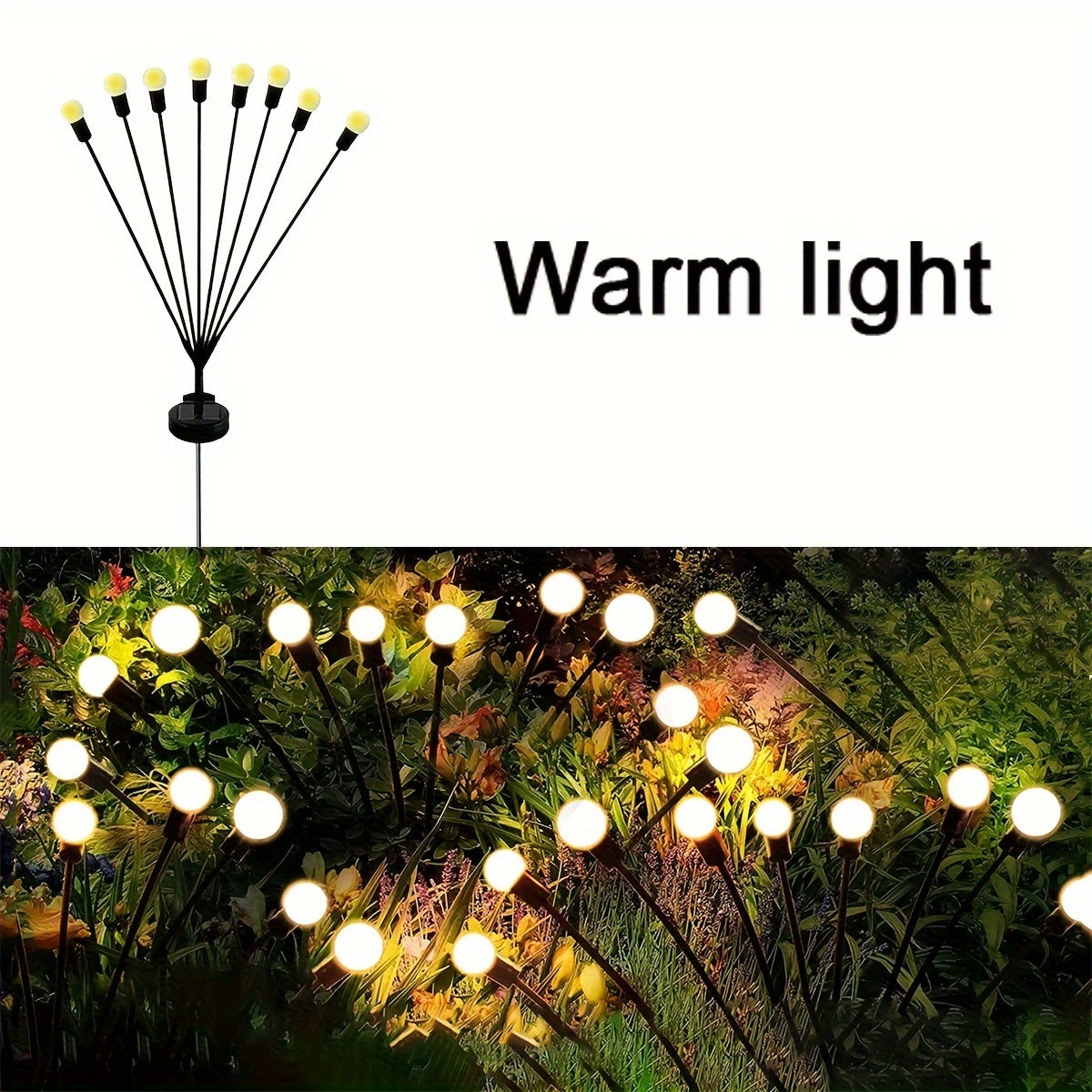 SolarFirefly Lights - Stijlvolle LED Tuindecoratie voor Buiten