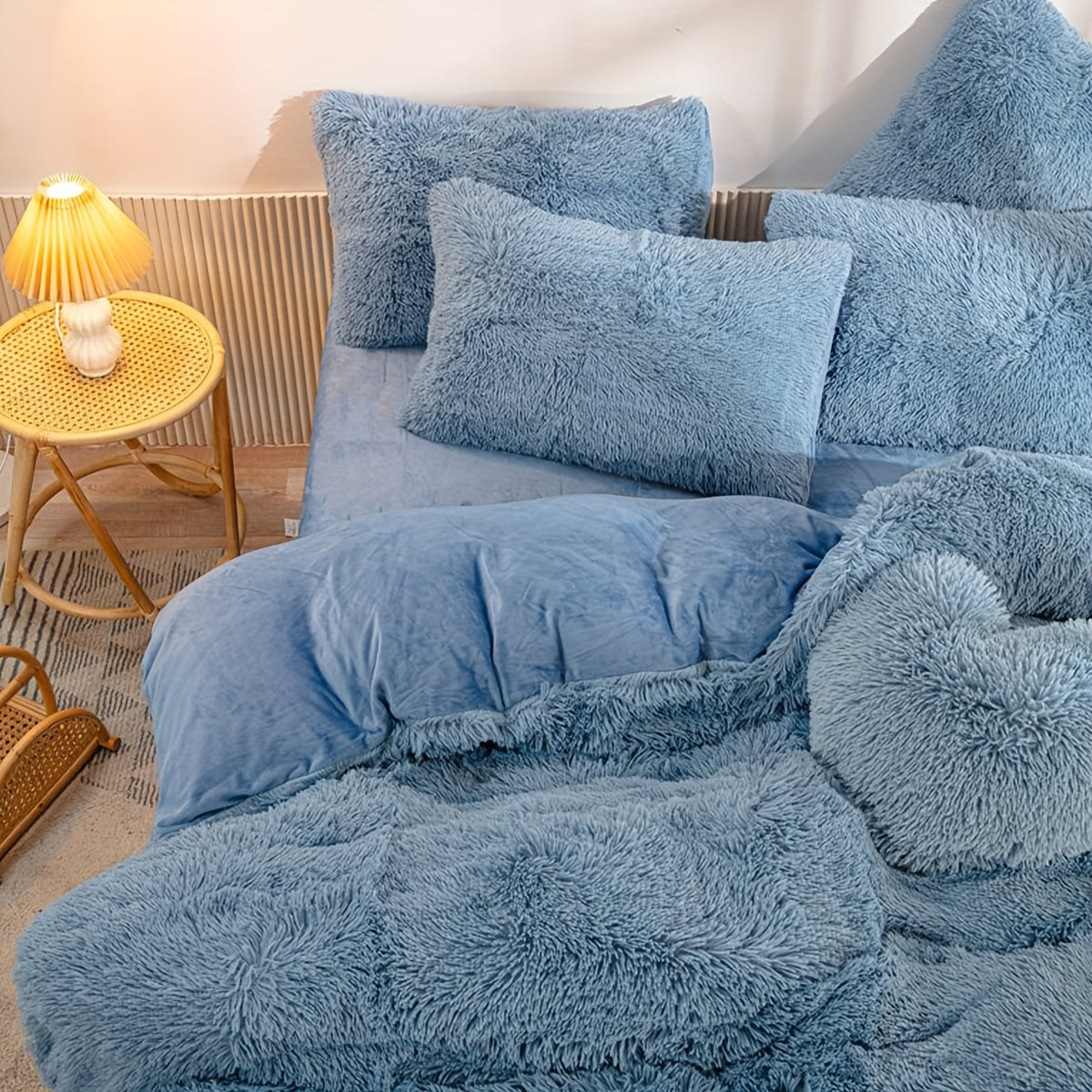 VelvetLux – Luxe Fluwelen Dekbedovertrekset voor het Hele Jaar