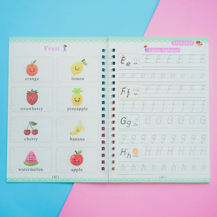 ScribbleJoy Boek - Herbruikbaar Educatief Schrijfboek voor Kinderen