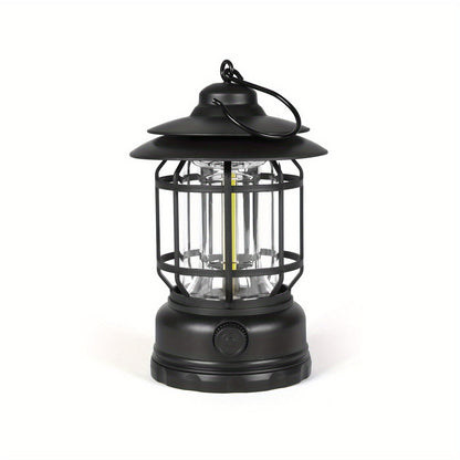 RetroGlow Lamp – Dimbare Oplaadbare LED Buitenverlichting