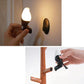 BrightOak Elegance - Slimme Houten Tafellamp met Bewegingssensor