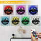DeerGlow Klok - Unieke Vinyl Hert Wanddecoratie