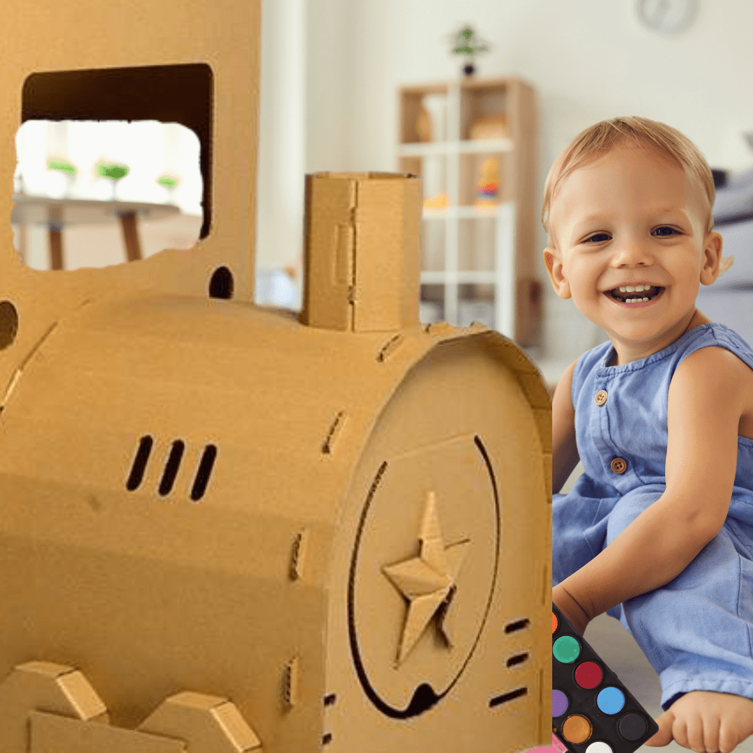 Montessori Creatief Kartonset - DIY Figuren Bouwen en Spelen