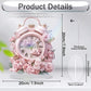 BohoTime Clock – Roze Bloemen Wekker met Acryl