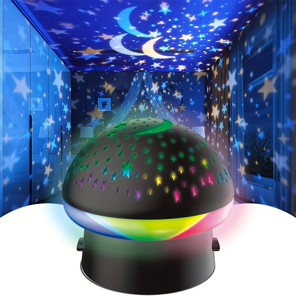 StarryGlow Lamp – Magische Paddenstoel Nachtprojector