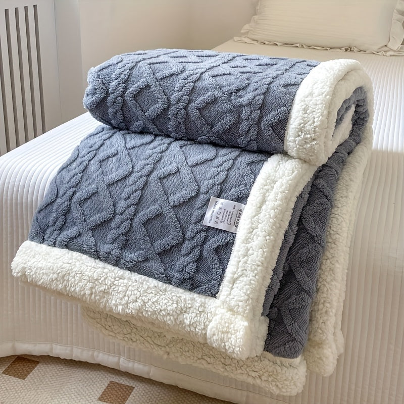 Stijlvolle Omkeerbare Fleece Deken voor Ultiem Comfort en Warmte