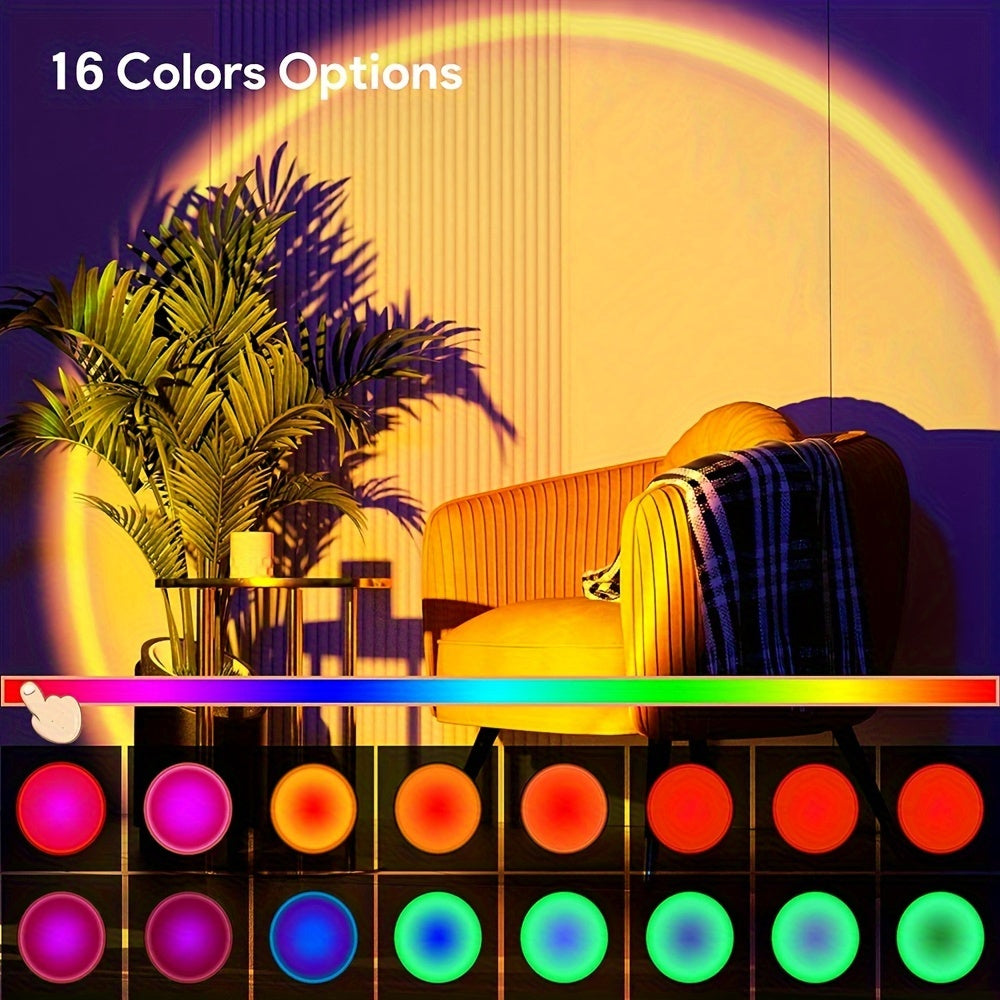 SunGlow Projectielamp - 16 Kleuren met Afstandsbediening