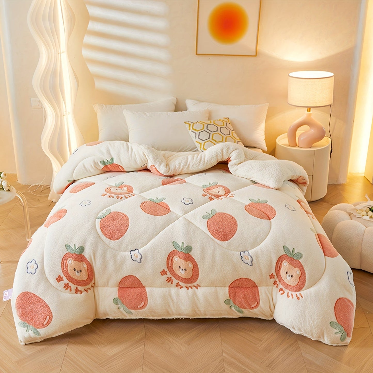 FloralDream – Zacht Fleece Winter Dekbed