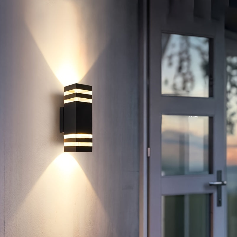 DualWall Lamp – Moderne Dubbelkopse Buitenwandlamp