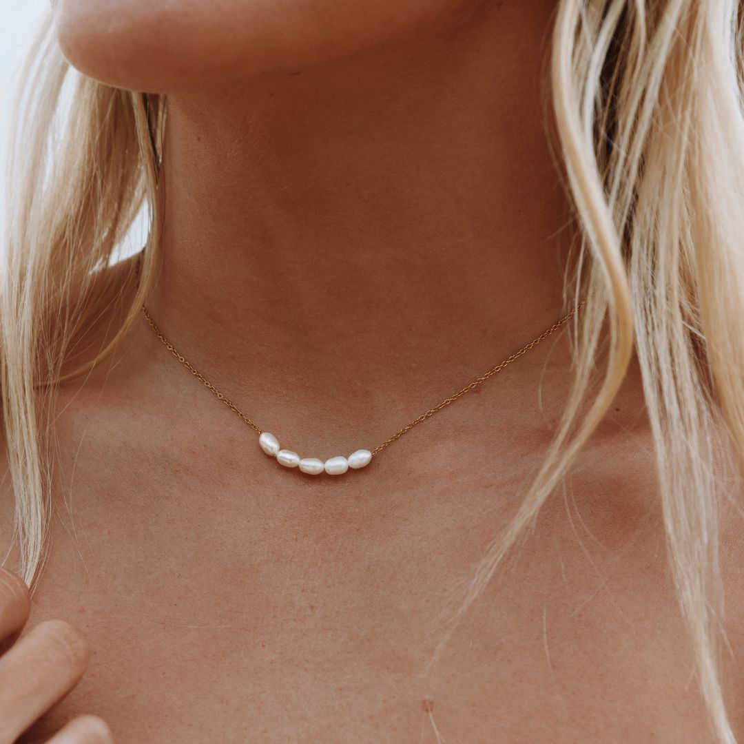 Elegante Celina Ketting met Luxe Zoetwaterparels