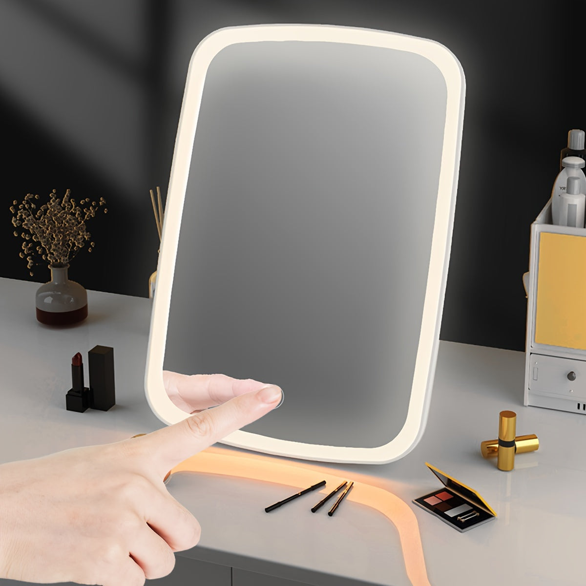 BloomMirror - Elegante LED Make-up Spiegel USB-Oplaadbaar