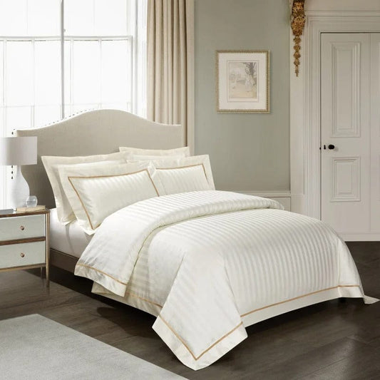 Prestige White - Luxe Egyptisch Katoenen Dekbedovertrek