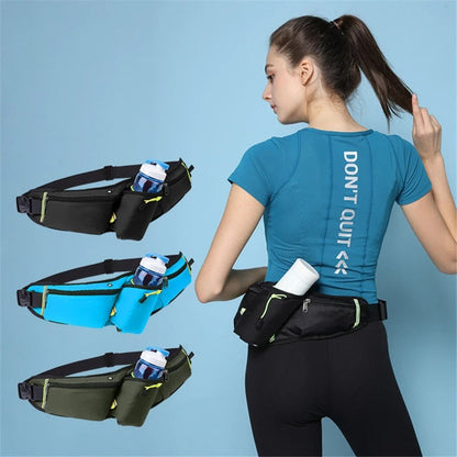 RunEase Belt – Waterdichte Hardloopriem met Drinkhouder