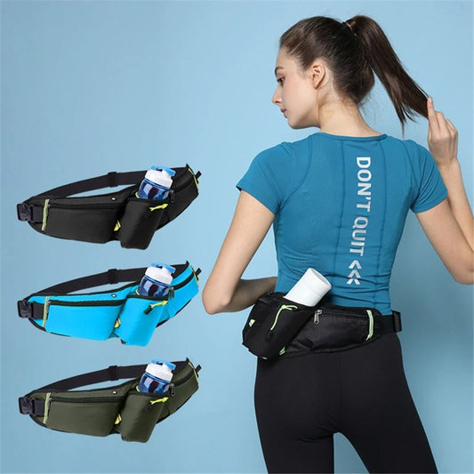 RunEase Belt – Waterdichte Hardloopriem met Drinkhouder
