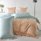 Dream Peach Blue – Luxe Dekbedovertrek Set