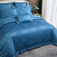 Elegance Blue - Luxe Dekbedovertrek van Egyptisch Katoen