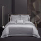 Elegance Silver – Luxe Dekbedovertrekset van Egyptisch Katoen