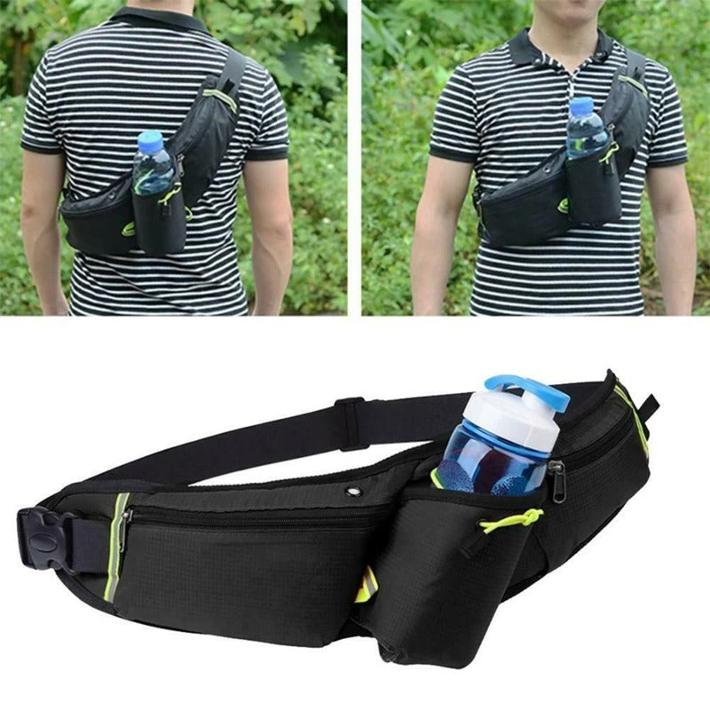 RunEase Belt – Waterdichte Hardloopriem met Drinkhouder