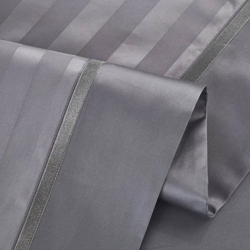 Prestige Grey - Luxe Egyptisch Katoenen Dekbedovertrek
