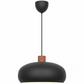 Aurelio Design Light – Zwarte Houten Hanglamp E27