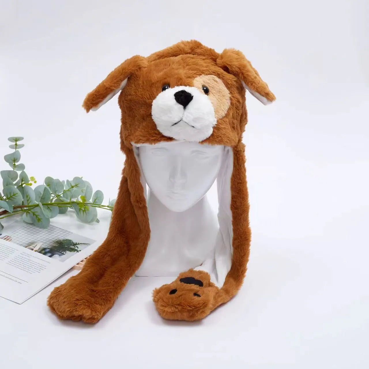 BunnyBounce Hat – Schattige Muts met Beweegbare Oortjes