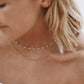 Amara Dubbele Kralen Choker - Elegant en Uniek!