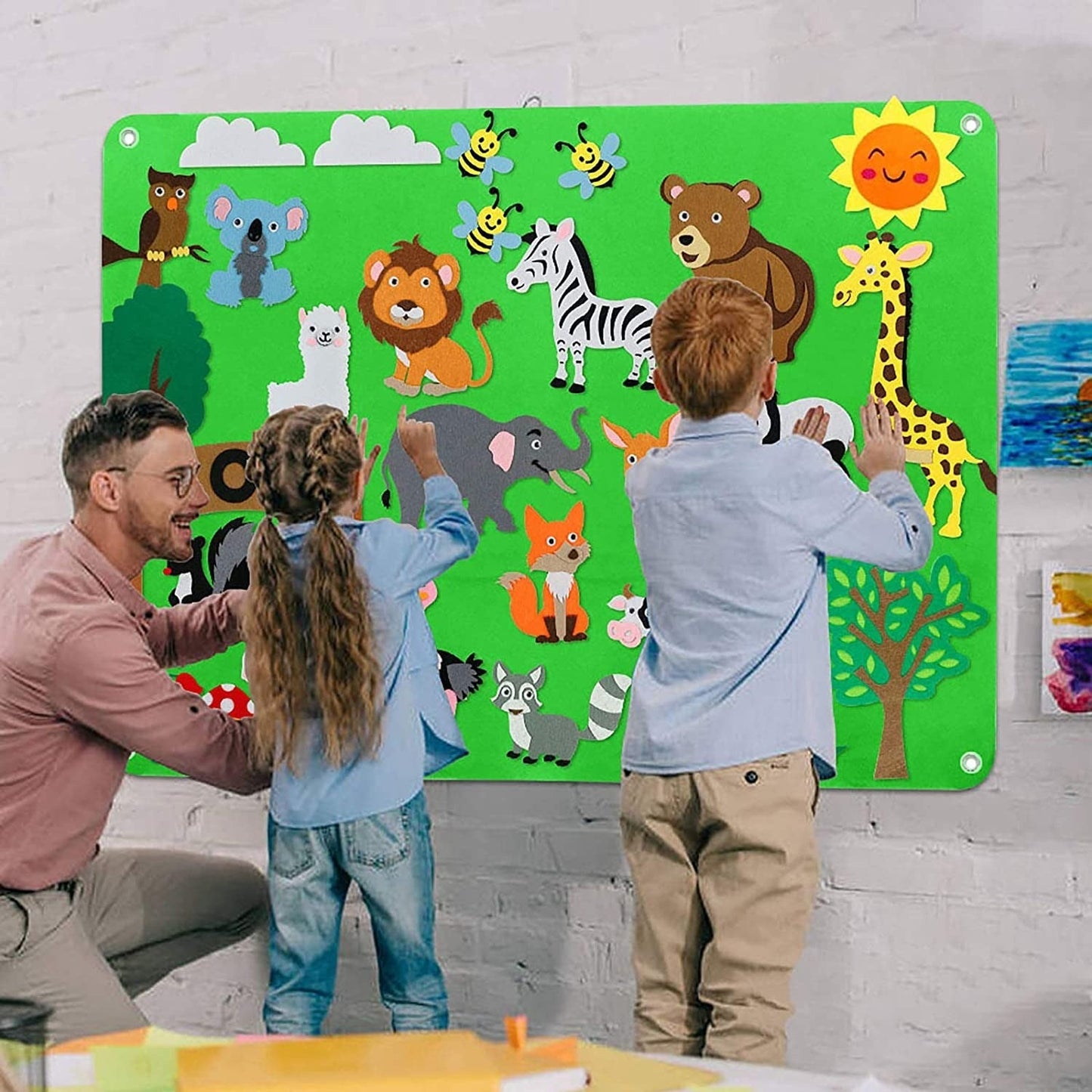 StoryCraft Felt Board – Creatief Leerbord voor Kinderen