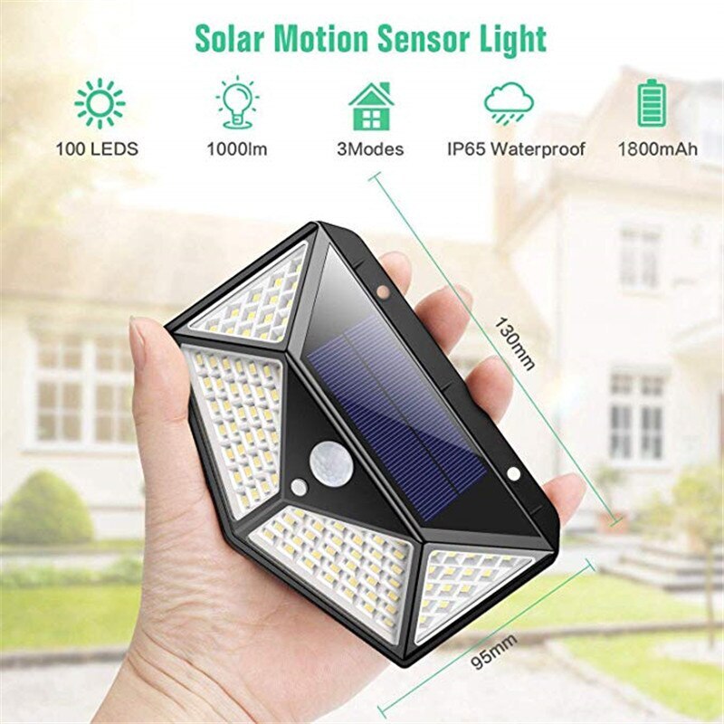 SolarGlow – Waterproof LED Tuinverlichting met Sensor