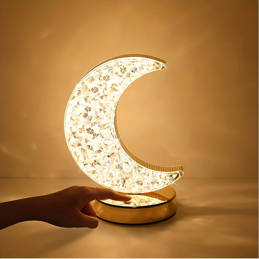 CrystalGlow Lamp - Dimbare Tafellamp met Touch