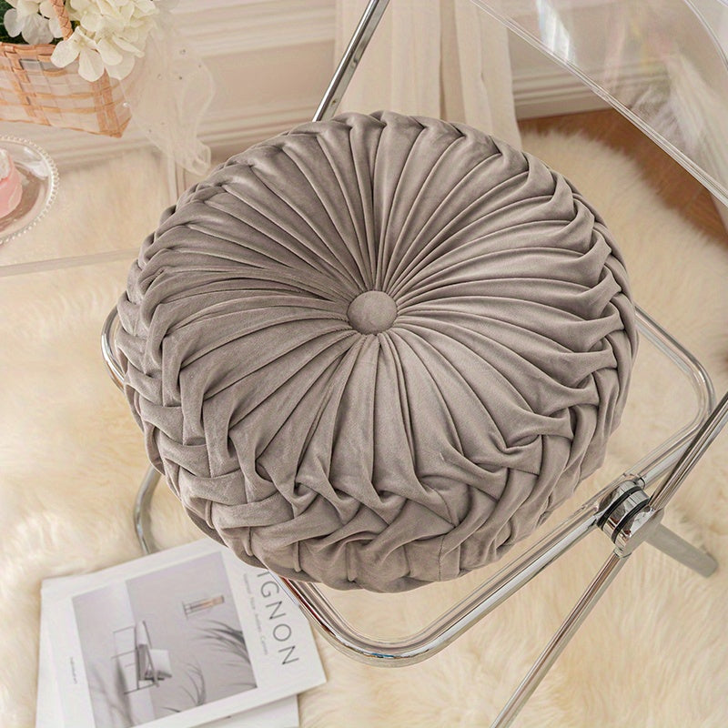 VelvetPumpkin Cushion - Luxe Pluche Kussen voor Comfort