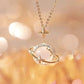 Striking Celestia Gold Planet Necklace