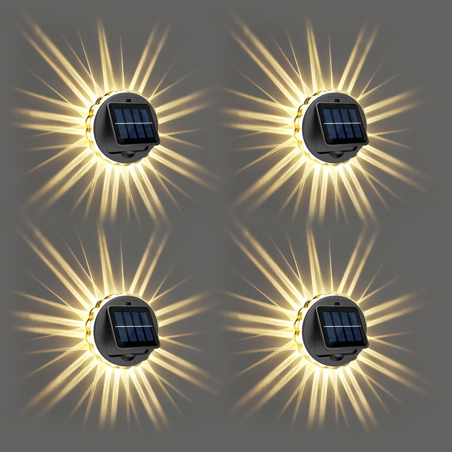 SolarGlow Lights – Set van 4 Zonne-energie LED Lichten voor Buiten