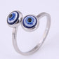 Esra Verstelbare Ring met Beschermend Boze Oog