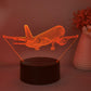 SkyGlow – 3D Vliegtuig LED Nachtlamp met USB