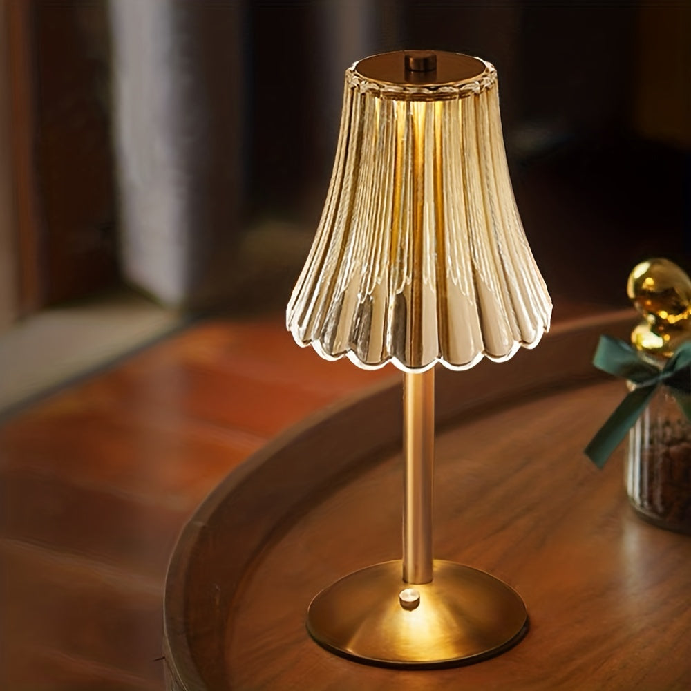 Crystaluxe Lamp - LED Kristallen Tafellamp met Touchfunctie