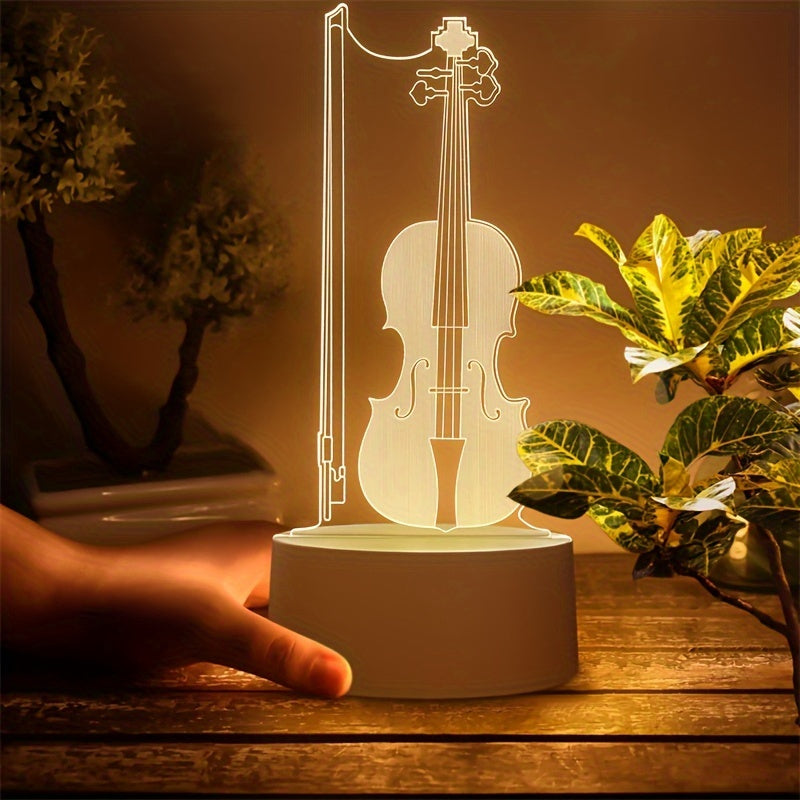 MelodyGlow Lamp - 3D Cello LED Tafellamp
