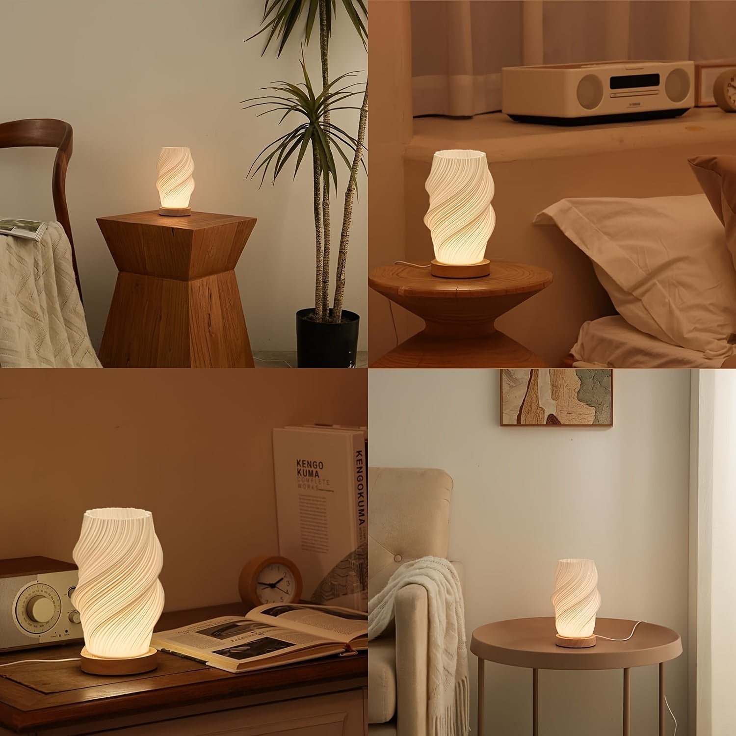 FantasieGlow – Verstelbare USB Tafellamp met Knop