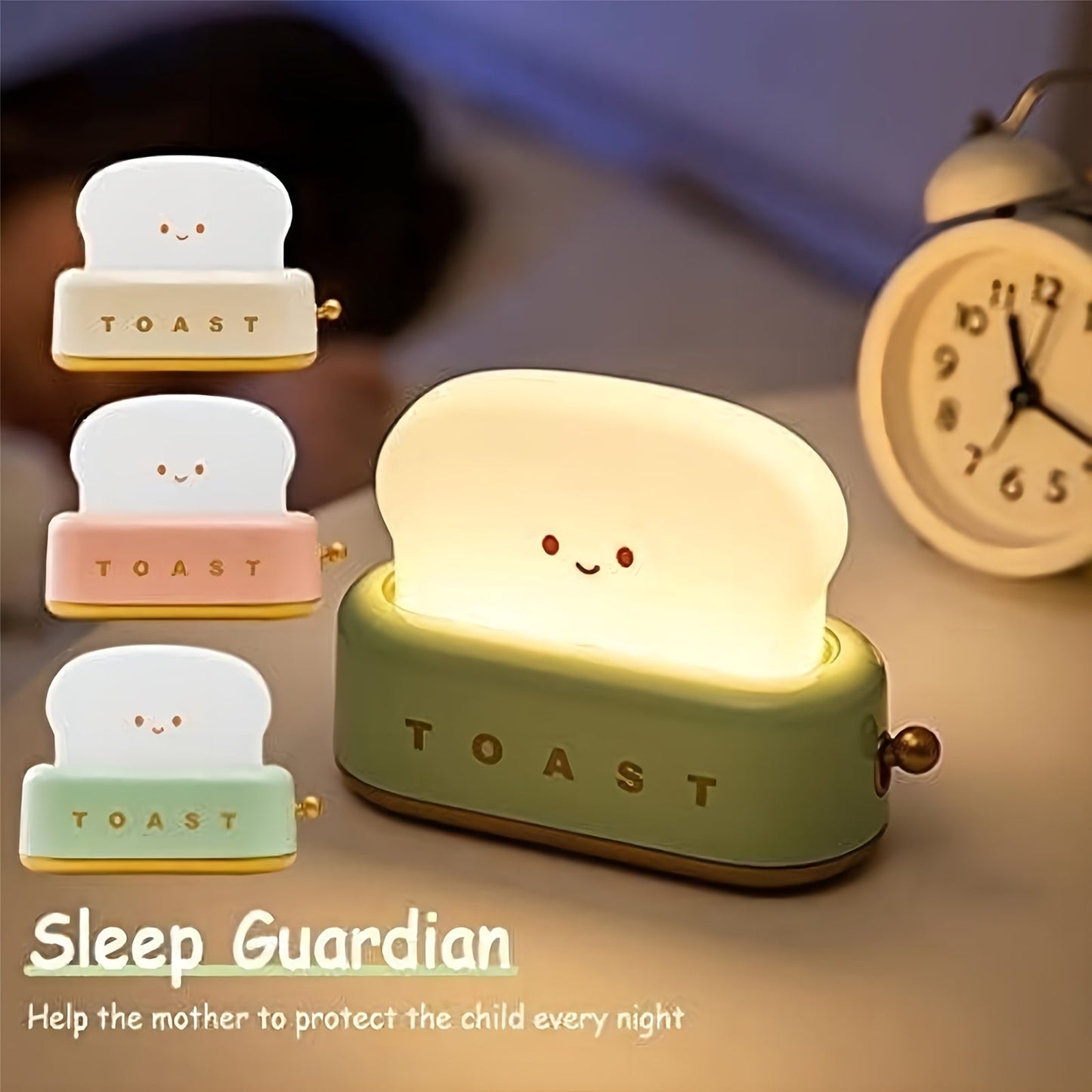 LumiToast - USB LED Tafellamp met Warme Gloed