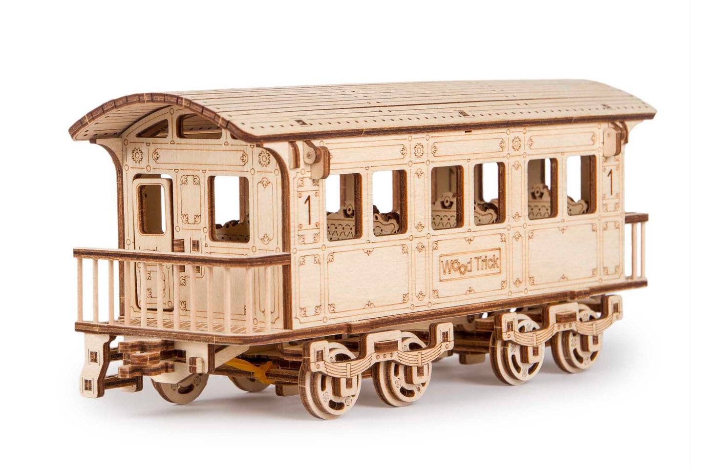 TrainCraft 3D Puzzel - Historische Locomotief met Waggon