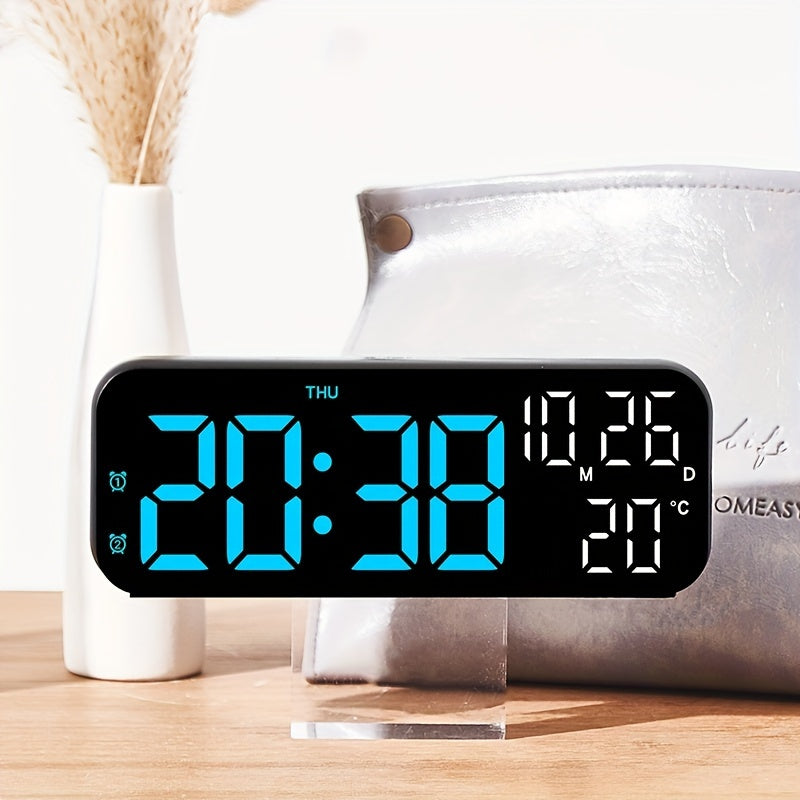 DeskTime - Stijlvolle Digitale USB Klok met Datum