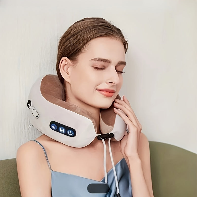 CushionCraft - Luxe U-vormig Nekkussen voor Optimale Comfort