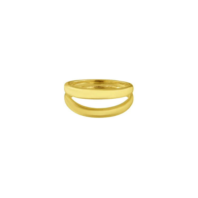 Aluna Dubbele Snaarring - Elegante en Stijlvolle Accessoire