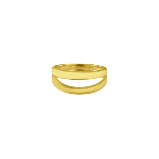 Aluna Dubbele Snaarring - Elegante en Stijlvolle Accessoire