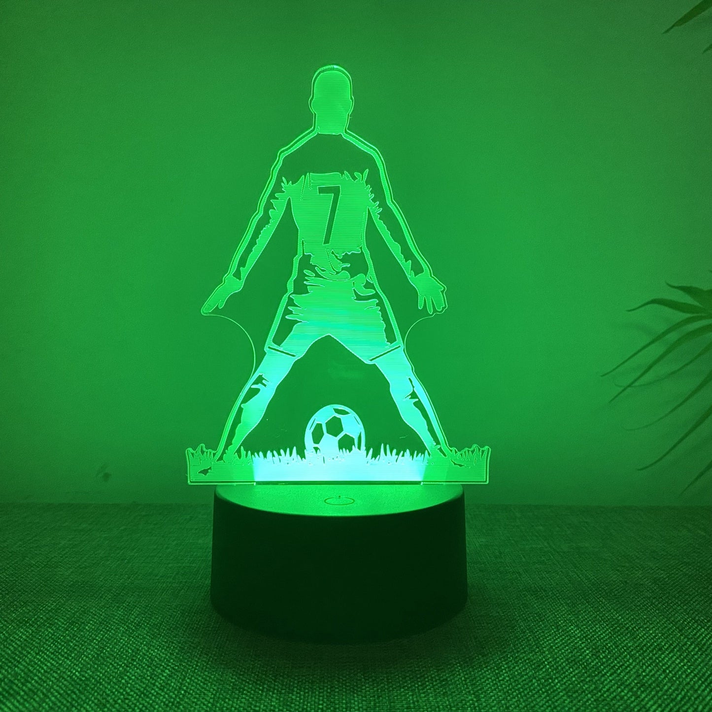 SportGlow – 3D Voetballer LED Sfeerlicht met Kleurverloop