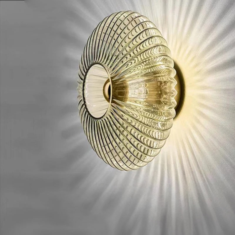 Elegance Glass - Verfijnde Glazen Wandlamp voor Elegante Interieurverlichting