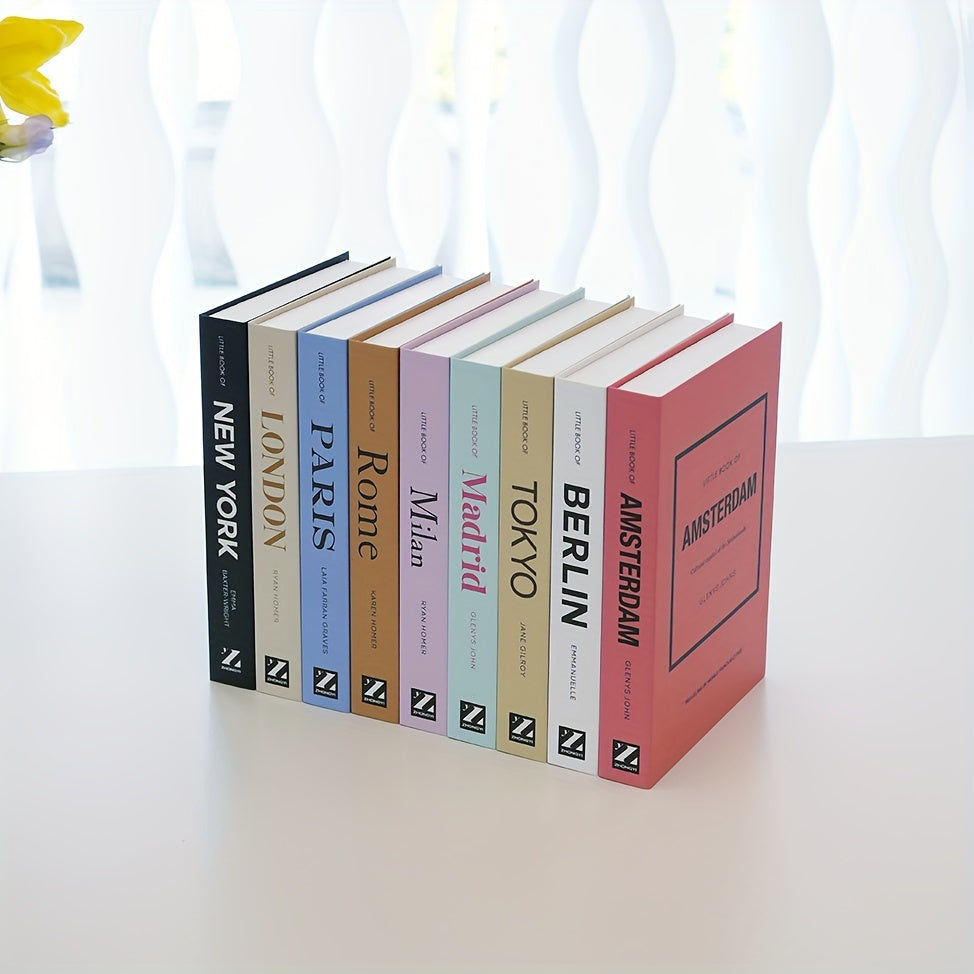 ChicBooks - Elegante Boekensteunen Set in Crème